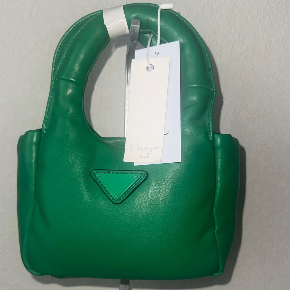Virago Vibrant Green Vegan Mini Bag - Picture 2 of 8